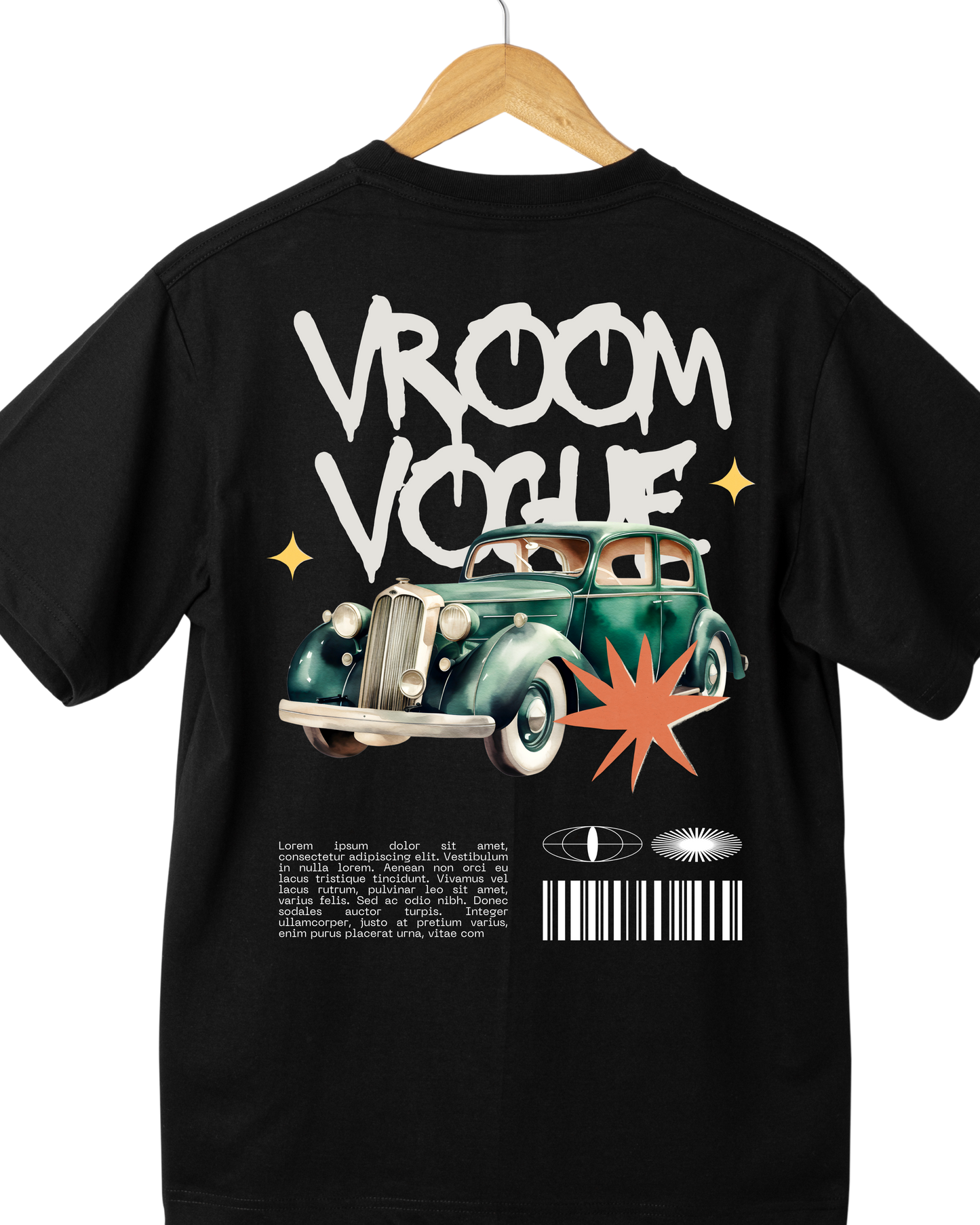 VROOM VOGUE Premium Oversized T-shirt